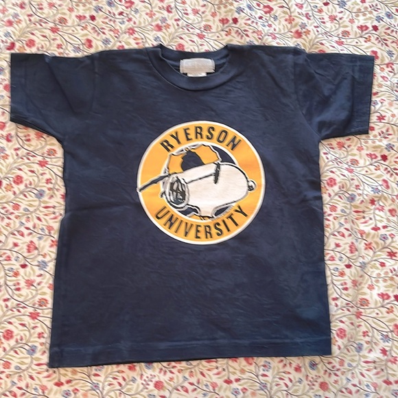 Snoopy Ryerson University kid’s t-shirt pre-TMU - Picture 1 of 3